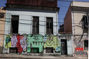 grafite, santa teresa, rio, de janeiro, brasil