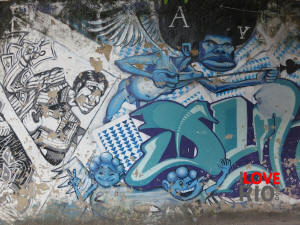 grafite, lagoa, rio, de janeiro, brasil