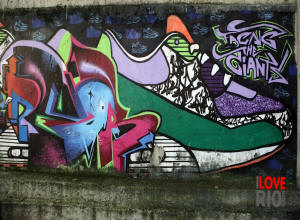 grafite, centro lapa, rio, de janeiro, brasil