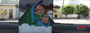 grafite, praca da bandeira, rio, de janeiro, brasil